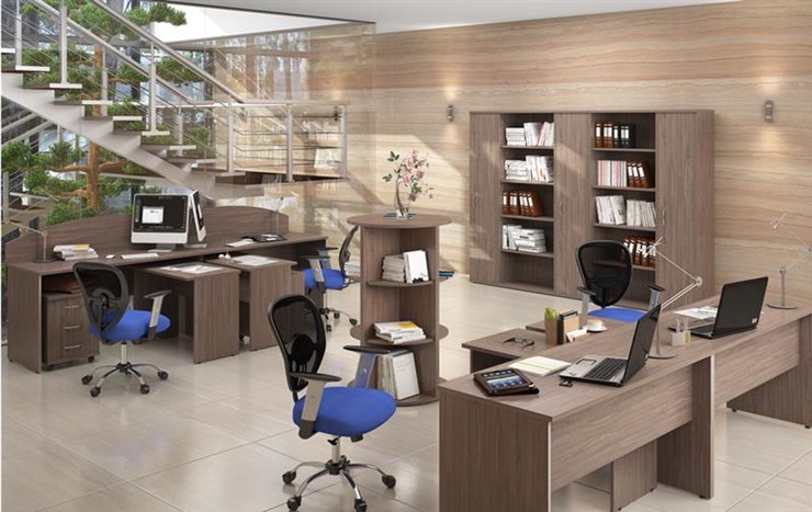 Комплект офисной мебели IMAGO четыре рабочих места, стол для переговоров в Липецке - изображение 6